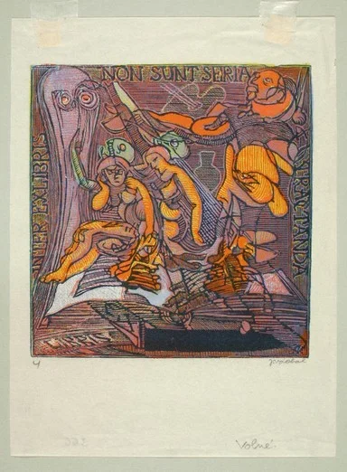 Groteska Inter exlibris non sunt seria tractanda